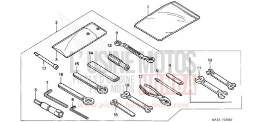 OUTILS CBR1100XX3 de 2003